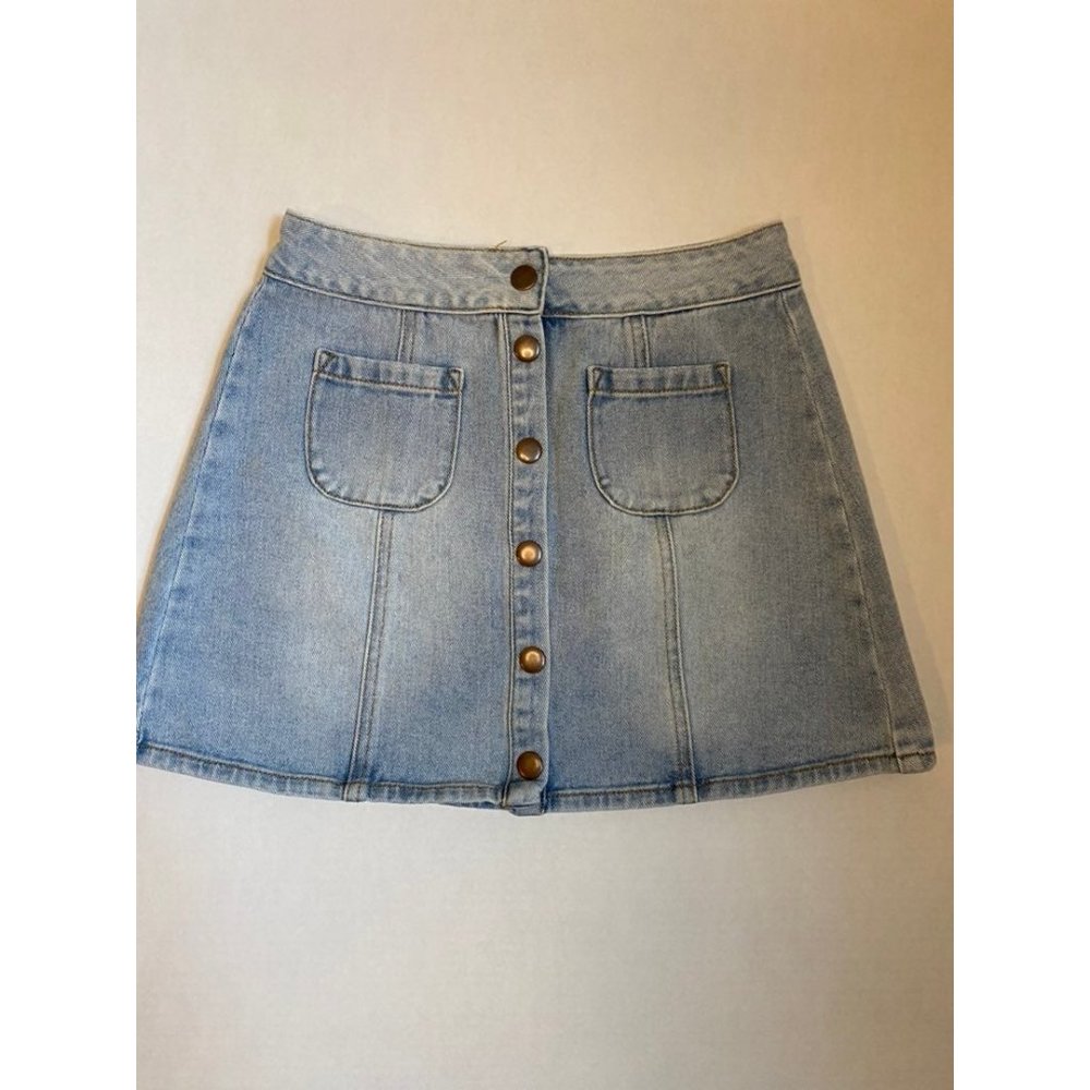 Melville Button Up Denim Mini Skirt Women's size 26